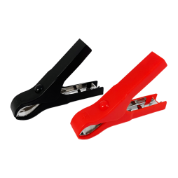 Крокодил 100А 75мм (1 червоний+1 чорний) LM9138