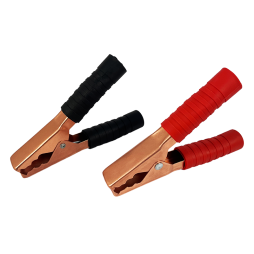 Крокодил 300А 137мм (1 червоний+1 чорний) LM9144