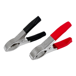 Крокодил 30А 75,2мм (1 червоний+1 чорний) LM9151