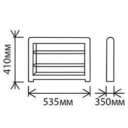 Светильник от комаров T8 2x10W Lemanso LMN104 серебро