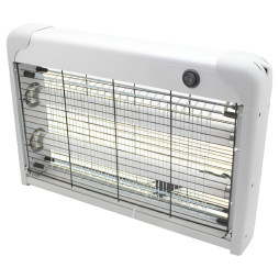 Светильник от комаров T8 2x10W Lemanso LMN106 серебро