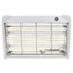 Светильник от комаров T8 2x10W Lemanso LMN106 серебро