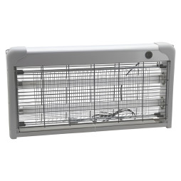 Світильник від комарів T8 2x15W Lemanso LMN107 срібло