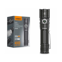 Портативный светодиодный фонарик Videx VLF-A406 4000Lm 6500K