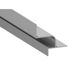 Алюмінієвий профіль для світлодіодної стрічки АЛ-91 3 метр тіньового шва LEDUA