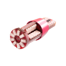 Светодиодная автолампа T10 W5W 12В с обманкой SMD3014-57led желтый