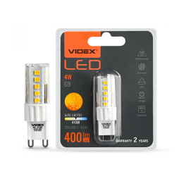 Светодиодная лампа VIDEX G9S силикон 4W G9 4100K 220V (VL-G9S-04224)