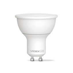 Светодиодная лампа VIDEX MR16е 6W GU10 3000K 220V (VL-MR16e-06103)