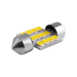 Светодиодная автолампа C5W SV8.5 12В 31мм SMD2835-12led белый