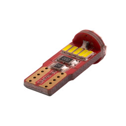 Светодиодная автолампа T10 W5W с обманкой 12В SMD4014-15led белый