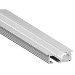 Профиль алюминиевый анодированный LEDUA АЛ-34 + рассеиватель для LED ленты врезной 2 м