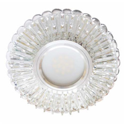 Встраиваемый светильник Feron 7312B под лампу с подсветкой прозрачный