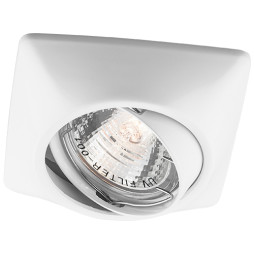 Встраиваемый поворотный светильник Feron DL6046 под белый лампу.