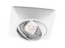 Вбудований поворотний світильник Feron DL6046 під лампу білий