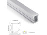 Профіль алюмінієвий LP-SALP034 -1м. (в ламелях по 2м)