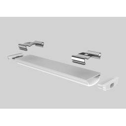 Розсіювач матовий LP-SL085 -1м. (3 м. ламель)