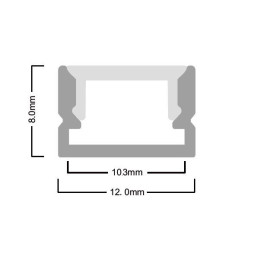Розсіювач матовий LP-SL140B -1м. (3м ламель)