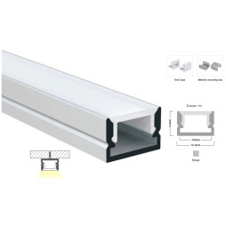 Розсіювач матовий LP-SL140B -1м. (3м ламель)