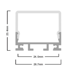 Розсіювач матовий LP-SL155C -1м.