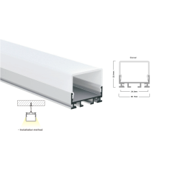 Розсіювач матовий LP-SL155C -1м.