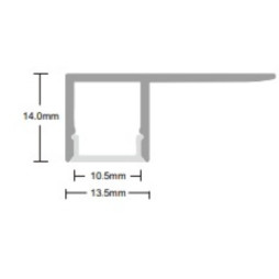Профіль алюмінієвий LP-SL190 -1м. (3м. ламель)