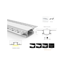 Розсіювач матовий LP-SPL082B -1м.