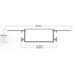 Розсіювач матовий LP-SPL083 -1м.
