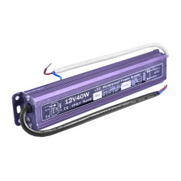 Блок живлення 40W-IP67 metal 12V LEDUA