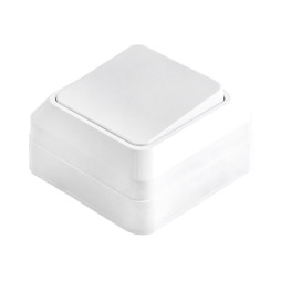 Вимикач накладний білий Yaweitai 16А EW-1803