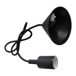 Патрон Feron LH127 E27 чорний