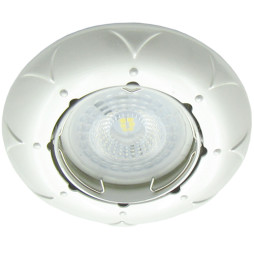 Вбудований світильник Feron DL6022 під лампу перлове срібло