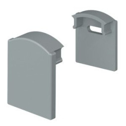 Заглушка глуха  ЗП17 на профіль ЛПС17