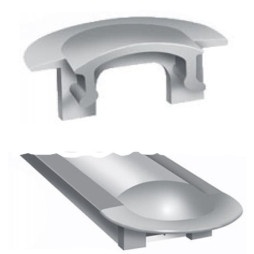 Заглушка ЗПВ на профіль універсальна ЛПВ7 і ЛПВ12