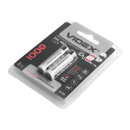 Акумулятор AAA/HR03 (мікропальчик) 1000mAh Videx