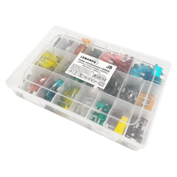 Набір автомоб. запобіжників 300штук (цинк) LM2646 Lemanso у пластиковій коробці Лємансо