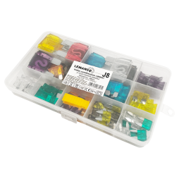 Набір автомоб. запобіжників 88 штук LM2647 Lemanso у пластиковій коробці Лємансо