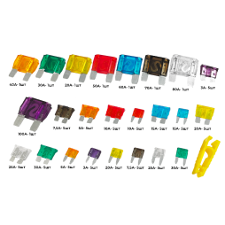 Набір автомоб. запобіжників 88 штук LM2647 Lemanso у пластиковій коробці Лємансо