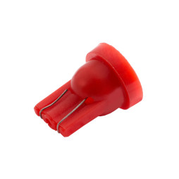 Светодиодная автолампа T10 W5W 12В SMD7020-3led красный