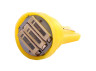 Світлодіодна авто лампа T10-7020-3smd жовтий 12V LEDUA