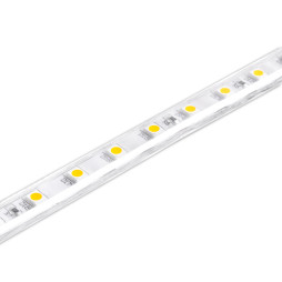 Светодиодная лента 1 м SMD5050 60 LED 220В 14.4Вт/м IP68 3500K теплый белый