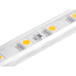 Светодиодная лента 1 м SMD5050 60 LED 220В 14.4Вт/м IP68 3500K теплый белый