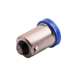 Світлодіодна авто лампа BA9S-5050-1smd синій 24V LEDUA