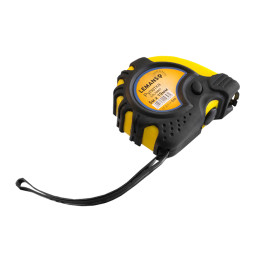 Рулетка 5м*19мм LTL70007 жовто-чорна Лємансо