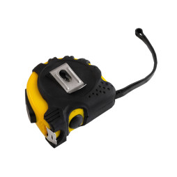 Рулетка 5м*19мм LTL70007 жовто-чорна Лємансо