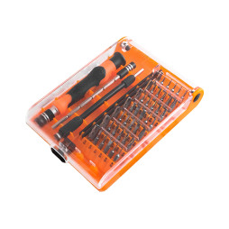 Отвертка Lemanso LTL10024 с набором бит, головок и удлинителем 46 предметов