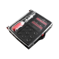 Набір головок і біт з рукояткою 25шт LTL10007 Лємансо