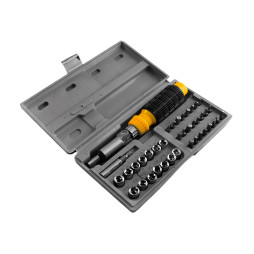 Набір головок і біт з рукояткою 41шт LTL10011 Лємансо