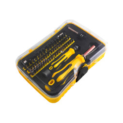 Набір головок і біт з рукояткою 62шт LTL10045 Лємансо