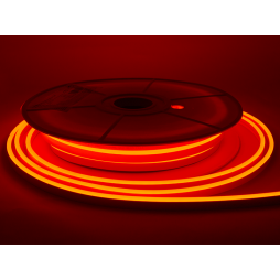 Світлодіодний неон 6*12mm 120led 2835 24V 9W/m IP65, помаранчевий (бухта 25м) #64-O AVT