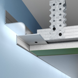 Профіль тіньового шва SVL-3856 неанодований, ламель 3м